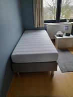 Sommier taupe avec matelas pour 1 personne, Maison & Meubles, Chambre à coucher | Lits boxsprings, 90 cm, Modern, Enlèvement, Une personne