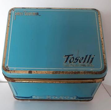 Toselli boite metal vintage pâtes Glutinia 1960 beschikbaar voor biedingen