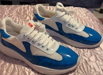 Prada America's Cup, Kleding | Heren, Schoenen, Blauw, Ophalen of Verzenden, Zo goed als nieuw, Prada