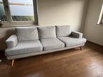 Grijze zetel, 3-zit, Huis en Inrichting, Ophalen, Gebruikt, Stof