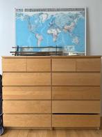 IKEA MALM, Huis en Inrichting, Kasten | Ladekasten, Ophalen, Gebruikt, Eikenhout, 100 tot 150 cm