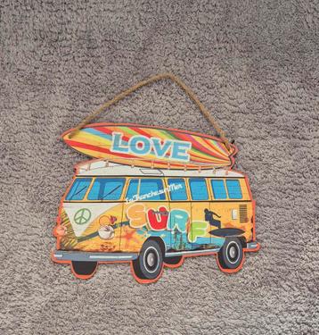 Plaque déco vintage combi Volkswagen  beschikbaar voor biedingen