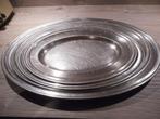 set  4 pla's SARINOX 18:10 zware kwaliteit ook apart te koop, Ophalen of Verzenden, Gebruikt, Inox, Overige typen