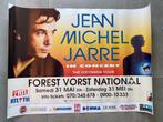 Poster Jean Michel Jarre in Vorst Nationaal, Comme neuf, Enlèvement ou Envoi