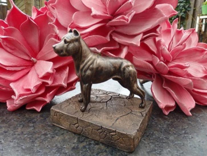 Stafford beeldje op console als set te koop, Dieren en Toebehoren, Honden-accessoires, Nieuw, Verzenden