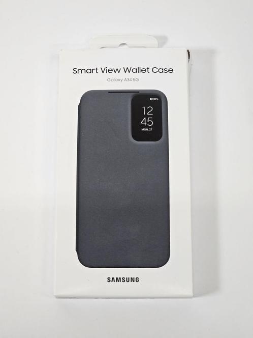 Samsung Galaxy A34 5G Smart View Wallet Cover Zwart, Telecommunicatie, Mobiele telefoons | Hoesjes en Screenprotectors | Samsung