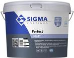 Sigma perfect matt verf (primer + eindlaag), Doe-het-zelf en Bouw, Ophalen, Zo goed als nieuw, Wit, Verf