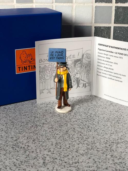 Pixi Tintin wenskaart: Carreidas, Verzamelen, Beelden en Beeldjes, Ophalen of Verzenden