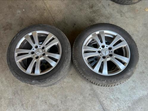Mercedes Banden met velgen. 205 / 55 / R 16, Auto-onderdelen, Banden en Velgen, Banden en Velgen, 16 inch, Gebruikt, Ophalen