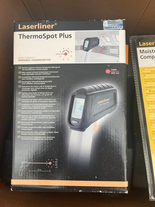 Laserliner Thermospot Plus - Contactloos infrarood-temperatu, Huis en Inrichting, Woonaccessoires | Thermometers, Nieuw, Infrarood-thermometer