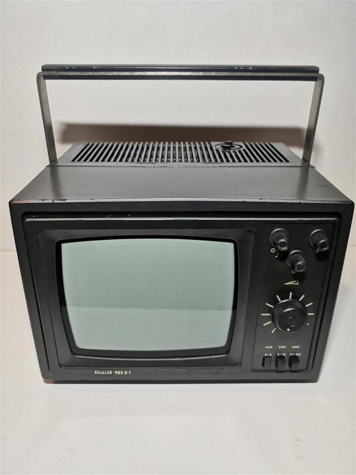 Zeldzame vintage vintage retro tv verzamelbare draagbare tv, Audio, Tv en Foto, Vintage Televisies, Gebruikt, Minder dan 40 cm