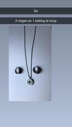 1 ketting en 2 ringen, Ophalen, IJzer of Staal, Heer, Zo goed als nieuw