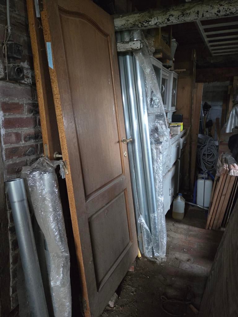 2 fineerdeuren met deurbeslag, Doe-het-zelf en Bouw, Ophalen