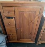 commode en bois, Maison & Meubles, Armoires | Commodes, 5 tiroirs ou plus, Commode en pin, Enlèvement, Utilisé
