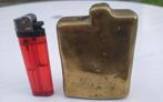 porte-briquet brutalisme en bronze massif, Enlèvement ou Envoi, Bronze