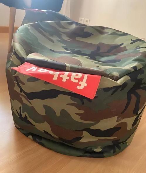 Fatboy Point Kids Beanbag Camouflage, Huis en Inrichting, Zitzakken, Zo goed als nieuw, Zitzakstoel, Overige kleuren, Ophalen of Verzenden