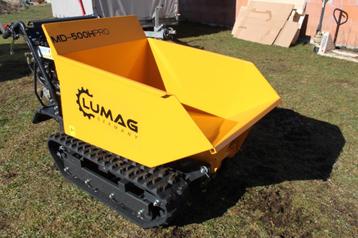 MD500H PRO thermische dumperkruiwagen met rupsbanden, nieuw beschikbaar voor biedingen
