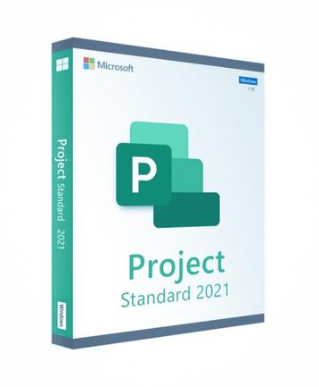 Microsoft Project 2021 Standard    1 clé d'activation licen, Enlèvement ou Envoi, Neuf, Windows