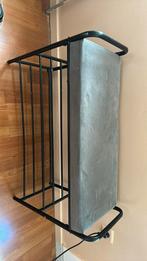 Pouf gris et étagères a chaussures, Maison & Meubles, Enlèvement, Comme neuf