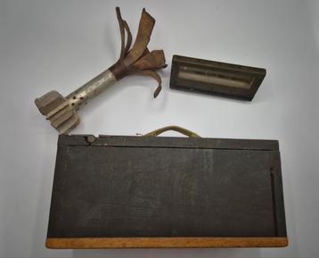 US WWII Battle of the Bulge 81mm mortar M1917 ammo box, Envoi, Armée de terre