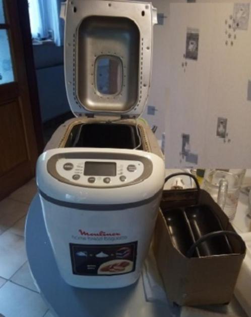machine à pain Moulinex comme neuve, Elektronische apparatuur, Broodbakmachines, Zo goed als nieuw, 1200 tot 1600 gram deeg, Kijkvenster