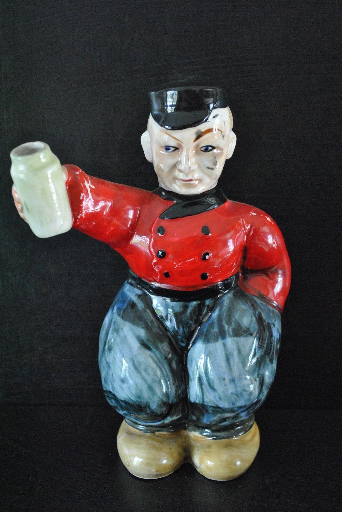 Pêcheur Hollandais Ancienne Bouteille Flacon Fantaisie, Antiquités & Art, Antiquités | Céramique & Poterie, Enlèvement ou Envoi