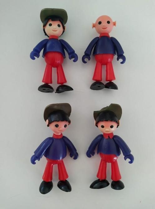 Vintage poppetjes brandweermannen - Stijl Kindersurprise, Verzamelen, Poppetjes en Figuurtjes, Gebruikt, Ophalen of Verzenden