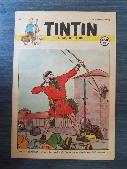 Le journal de TINTIN (1946) - N 7 - EO, Collections, Revues, Journaux & Coupures, Journal, 1940 à 1960, Enlèvement ou Envoi