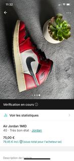 Air jordan1mid p40 très bon état, Zo goed als nieuw