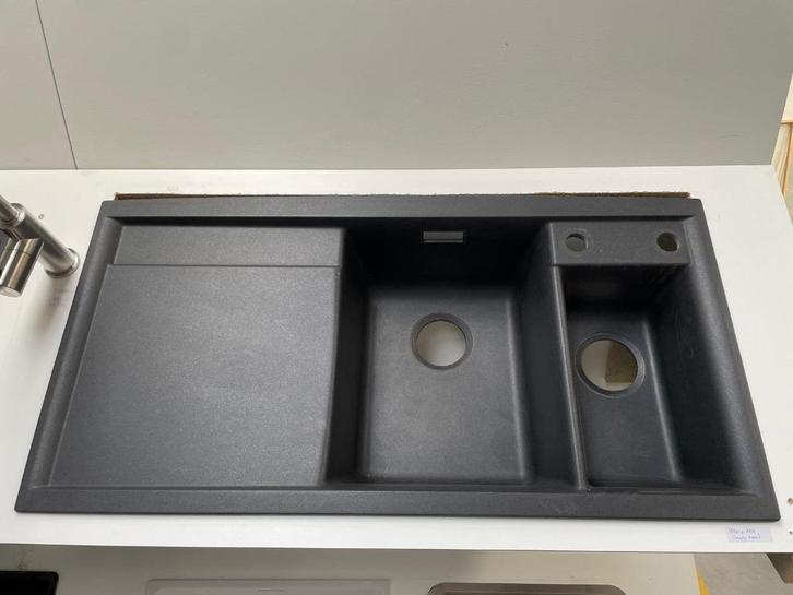 spoelbak, Huis en Inrichting, Keuken | Keukenelementen, Nieuw, Minder dan 100 cm, 50 tot 100 cm, Minder dan 25 cm, Zwart, Ophalen