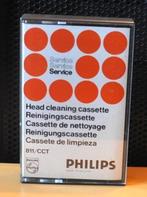 cassette de nettoyage philips pour magnétophone, Enlèvement ou Envoi, Avec boîte de rangement, étagère ou coffret, 1 cassette audio