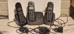 VASTE TELEFOONSET PHILIPS C-195, Telecommunicatie, Ophalen of Verzenden, Gebruikt, 3 handsets