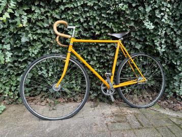 Retro Koersfiets met Brooks zadel & Columbus frame, Fietsen en Brommers, Ophalen, Gebruikt