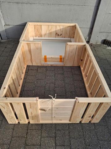 Nieuwe grote houten Werpkist met uitbreiding zeer sterk 275€ beschikbaar voor biedingen