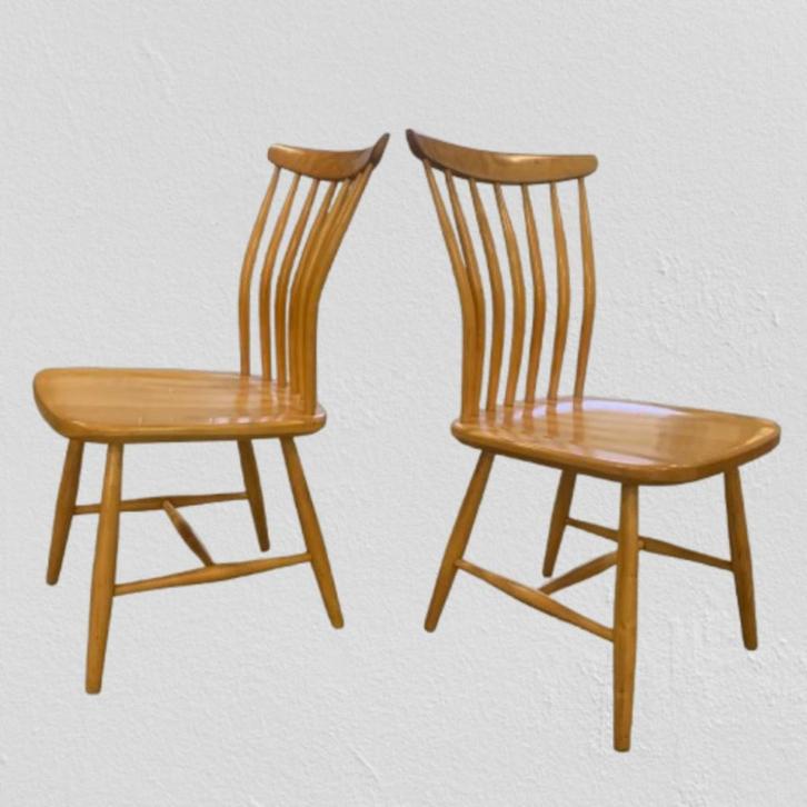 Spijlenstoelen van Åkerblom &  Eklöf voor Åkerblom, Antiek en Kunst, Antiek | Meubels | Stoelen en Sofa's, Ophalen of Verzenden