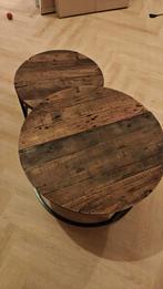 2x Salontafel industrieel, Huis en Inrichting, Ophalen, Zo goed als nieuw