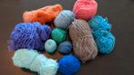 Restjes wol - allerlei vrolijke kleuren, Ophalen of Verzenden, Zo goed als nieuw