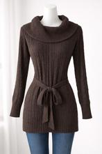 Robe Esprit brune ajustable à la taille (L mais plus un M), Enlèvement ou Envoi, Porté, Taille 38/40 (M), Brun