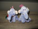 2 kleine Lollifanten - Lollifant - Winnie de Pooh - Knuffel, Kinderen en Baby's, Ophalen of Verzenden, Zo goed als nieuw, Olifant
