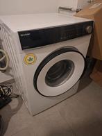 wasmachine Sharp ES-NFB814BWNA-CB, 6 à 8 kg, Enlèvement ou Envoi, Programme lavage à la main, Chargeur frontal