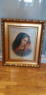 Cadre doré avec image "Vierge Marie", Enlèvement