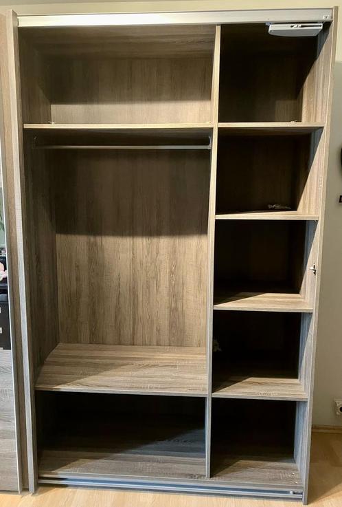 Eikenhouten kledingkast, Huis en Inrichting, Kasten | Kleerkasten, Zo goed als nieuw, 200 cm of meer, 200 cm of meer, 50 tot 75 cm