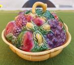 Vintage majolica confiturier-jampot Sarreguemines, Ophalen
