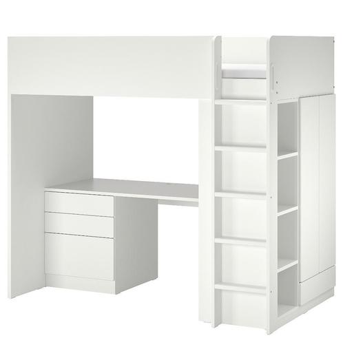 Lit mezzanine smästad/stuva ikea, Huis en Inrichting, Slaapkamer | Stapelbedden en Hoogslapers, Hoogslaper, Ophalen