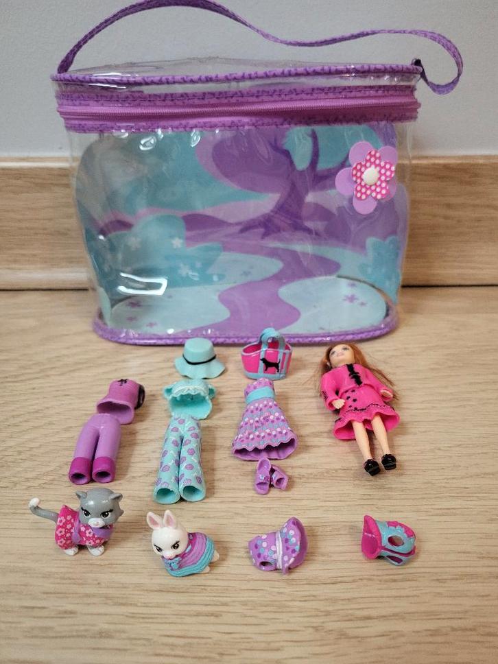 Polly Pocket Totally Trendy Pets, Collections, Jouets miniatures, Utilisé, Enlèvement ou Envoi