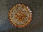 Vintage rond houten Florentijns dienblad, Huis en Inrichting, Woonaccessoires | Dienbladen, Ophalen of Verzenden, Zo goed als nieuw