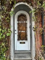 Porte vintage art déco, Bricolage & Construction, Enlèvement, Utilisé, Bois, Porte extérieure