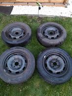 4 pneus hiver sur jantes, Auto-onderdelen, Banden en Velgen, Ophalen, Winterbanden, Band(en)