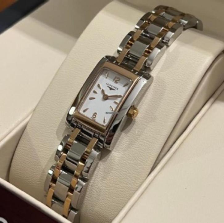 Longines Dolcevita Full Set Roségoud/Staal, Handtassen en Accessoires, Horloges | Dames, Zo goed als nieuw, Polshorloge, Overige merken