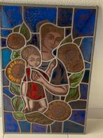 Kunstglasraam in lood, Antiek en Kunst, Antiek | Glaswerk en Kristal, Ophalen